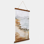 Lonely Shores Hangend Wandkleed (Gebogen)