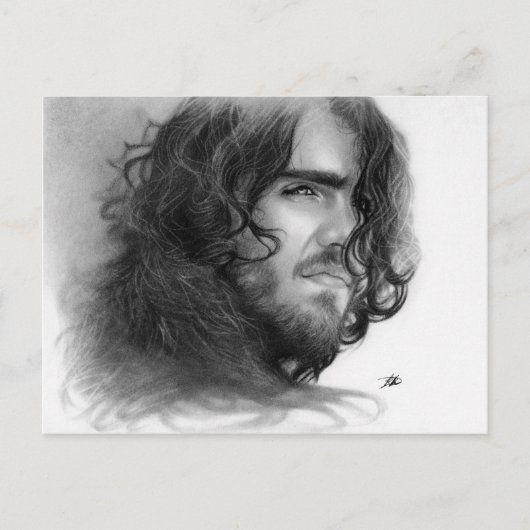 Lonely Soul Male Angel Briefkaart (Voorkant)