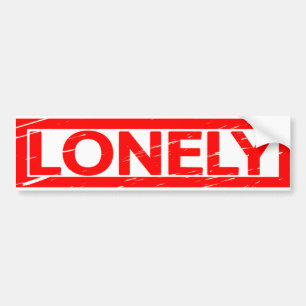 Lonely Stamp Bumpersticker