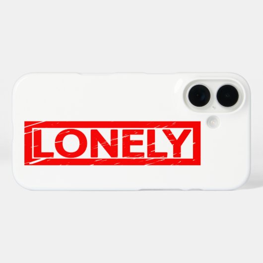 Lonely Stamp Case-Mate iPhone Case (Achterkant (horizontaal))
