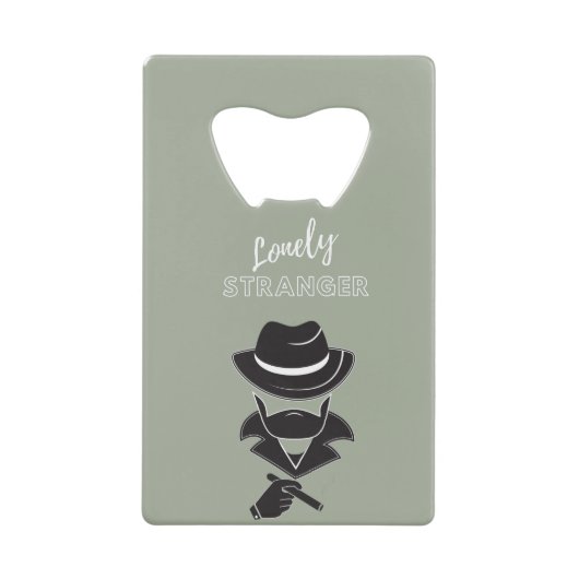 Lonely Stranger Creditkaart Flessenopener (Voorkant)