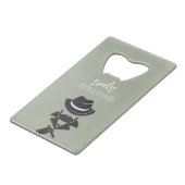 Lonely Stranger Creditkaart Flessenopener (Voorkant Gekanteld)