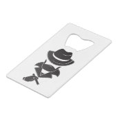 Lonely Stranger Creditkaart Flessenopener (Achterkant Gekanteld)