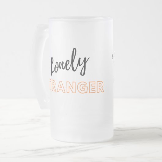 Lonely Stranger Matglas Bierpul (Voorkant links)