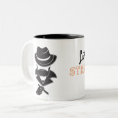Lonely Stranger Tweekleurige Koffiemok (Voorkant links)