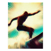 LONELY SURFER FOTO AFDRUK (Voorkant)