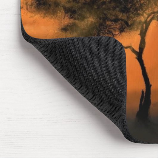 Lonely Tree Sunbeams v - Sunrise Muismat (Hoek)