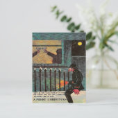 Lonely Victorian Policeman in the Cold Briefkaart (Staand voorkant)