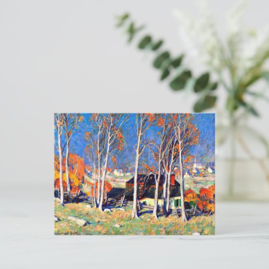 Lonely Village on the Saint Lawrence, 1922 Briefkaart (Staand voorkant)