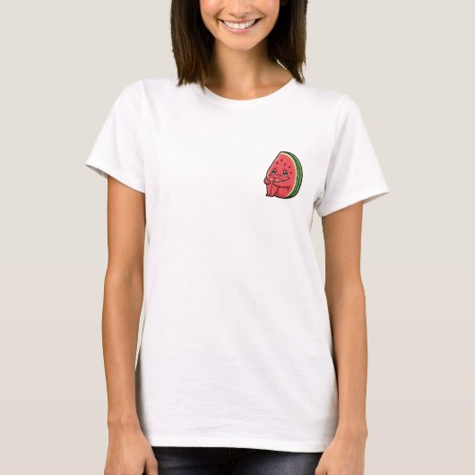 Lonely Watermelon T-shirt (Voorkant)