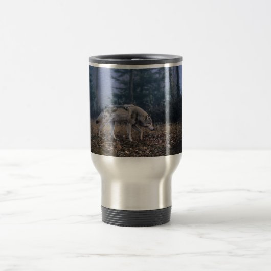 Lonely Wolf Travel Mug Reisbeker (Center)