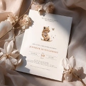 Lonen Baby shower Roaring met opwinding Kaart