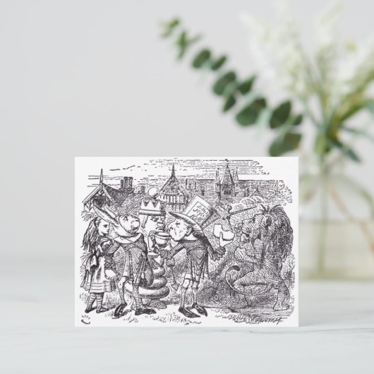 Lonen en eenduidig 1 briefkaart (Staand voorkant)