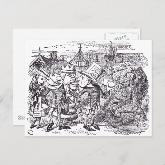 Lonen en eenduidig 1 briefkaart (Voorkant / Achterkant)