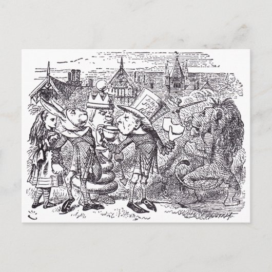 Lonen en eenduidig 1 briefkaart (Voorkant)