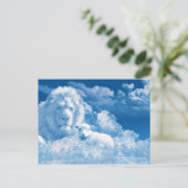 Lonen en lammeren in wolken briefkaart (Staand voorkant)