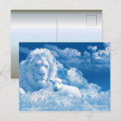 Lonen en lammeren in wolken briefkaart (Voorkant / Achterkant)
