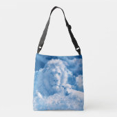 Lonen en lammeren in wolken crossbody tas (Achterkant)