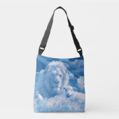 Lonen en lammeren in wolken crossbody tas (Voorkant)