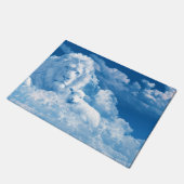 Lonen en lammeren in wolken deurmat (Schuin)