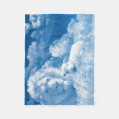 Lonen en lammeren in wolken fleece deken (Voorkant)