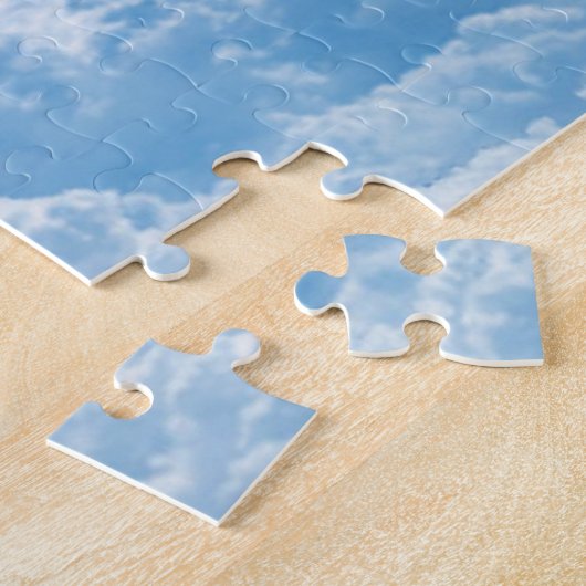 Lonen en lammeren in wolken legpuzzel (Zijkant)