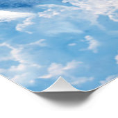 Lonen en lammeren in wolken perfect poster (Hoek)