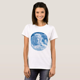 Lonen en lammeren in wolken t-shirt