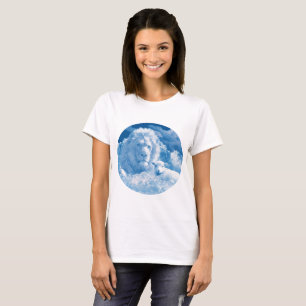 Lonen en lammeren in wolken t-shirt