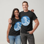 Lonen en lammeren in wolken t-shirt (Unisex)
