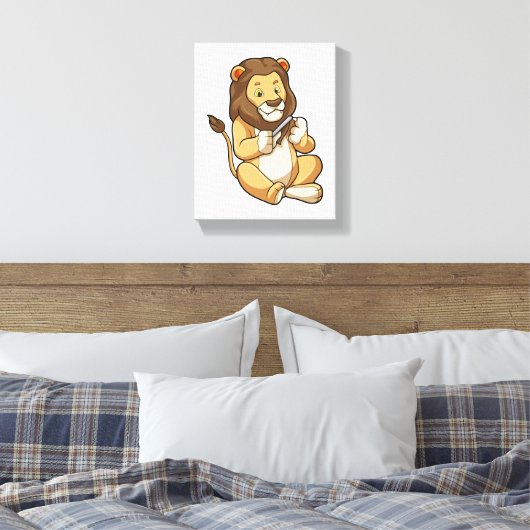 Lonen met pijlen op de spoorstaaf canvas afdruk (Insitu (Slaapkamer))