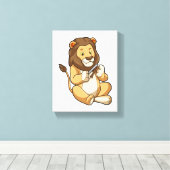 Lonen met pijlen op de spoorstaaf canvas afdruk (Insitu (Houten vloer))