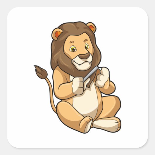 Lonen met pijlen op de spoorstaaf vierkante sticker (Voorkant)