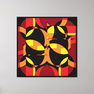 Lonen van nul uur canvas afdruk