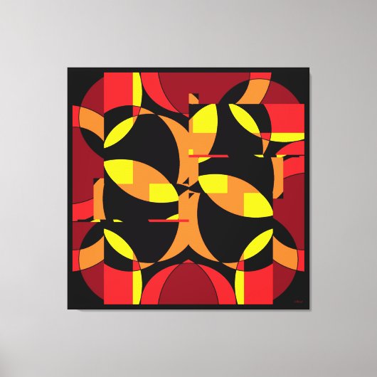 Lonen van nul uur canvas afdruk (Voorkant)
