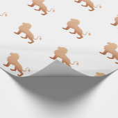 Lonensilhouet - Kies achtergrondkleur Cadeaupapier (Hoek)