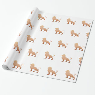 Lonensilhouet - Kies achtergrondkleur Cadeaupapier