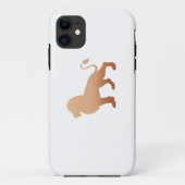 Lonensilhouet - Kies achtergrondkleur Case-Mate iPhone Case (Achterkant)