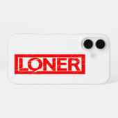 Loner Stamp iPhone 16 Hoesje (Achterkant horizontaal)