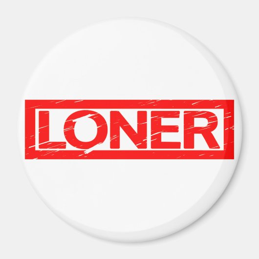 Loner Stamp Magneet (Voorkant)