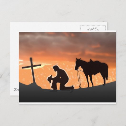 Lonesome Cowboy Briefkaart (Voorkant / Achterkant)