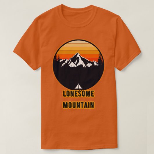Lonesome Mountain T-shirt (Design voorkant)