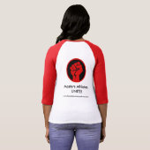 LoneStar Union:T-shirt van 3/4 Sleeve voor dames o T-shirt (Achterkant volledig)