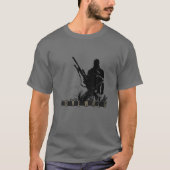 LONEWOLF - Zwarte Sluipschutter T-shirt (Voorkant)