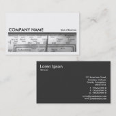 Long Afbeelding 0110 - Old UK Radio Dial Visitekaartje (Voorkant / Achterkant)