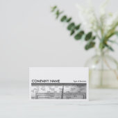 Long Afbeelding 0110 - Old UK Radio Dial Visitekaartje (Staand voorkant)