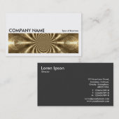 Long Afbeelding 0111 - Gold Vortex Visitekaartje (Voorkant / Achterkant)