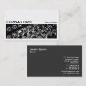 Long Afbeelding 0145 - schrijfmachine Visitekaartje (Voorkant / Achterkant)