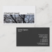 Long Afbeelding 0161 - Silhouetted Branches Visitekaartje (Voorkant / Achterkant)