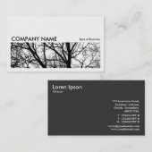 Long Afbeelding 0162 - Silhouetted Branches HC Visitekaartje (Voorkant / Achterkant)